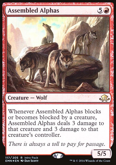 Assembled Alphas, Eldritch Moon Promos #117, Magic: The Gathering card