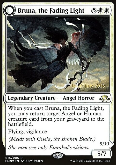 Bruna, the Fading Light // Brisela, Voice of Nightmares, Eldritch Moon Promos #15s, Magic: The Gathering card