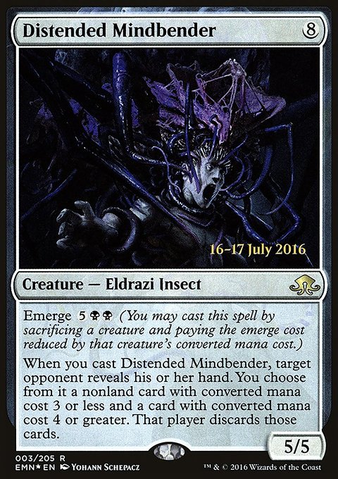 Distended Mindbender, Eldritch Moon Promos #3s, Magic: The Gathering card