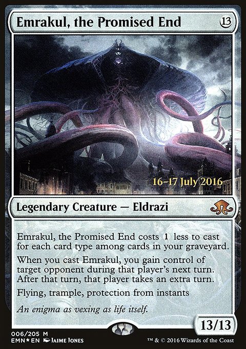 Emrakul, the Promised End, Eldritch Moon Promos #6s, Magic: The Gathering card