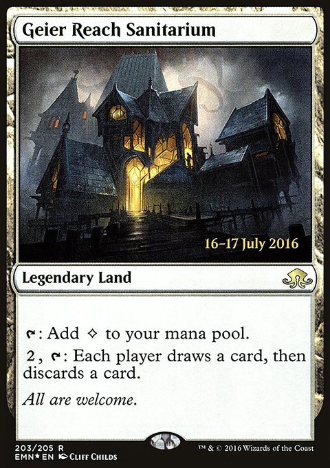 Geier Reach Sanitarium, Eldritch Moon Promos #203s, Magic: The Gathering card
