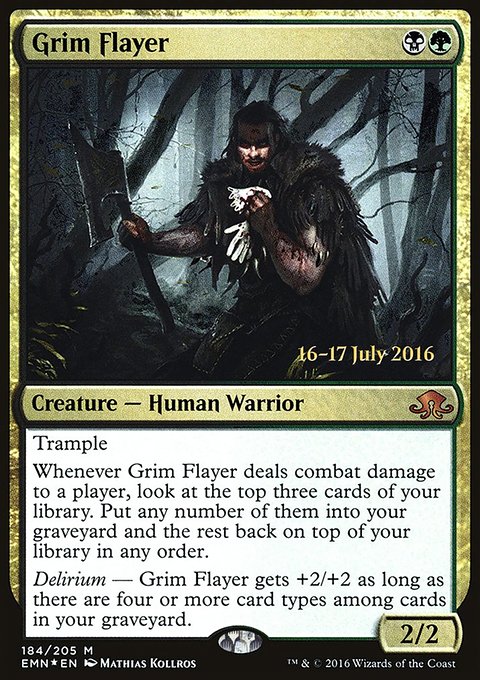 Grim Flayer, Eldritch Moon Promos #184s, Magic: The Gathering card
