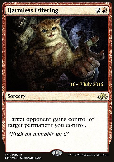 Harmless Offering, Eldritch Moon Promos #131s, Magic: The Gathering card