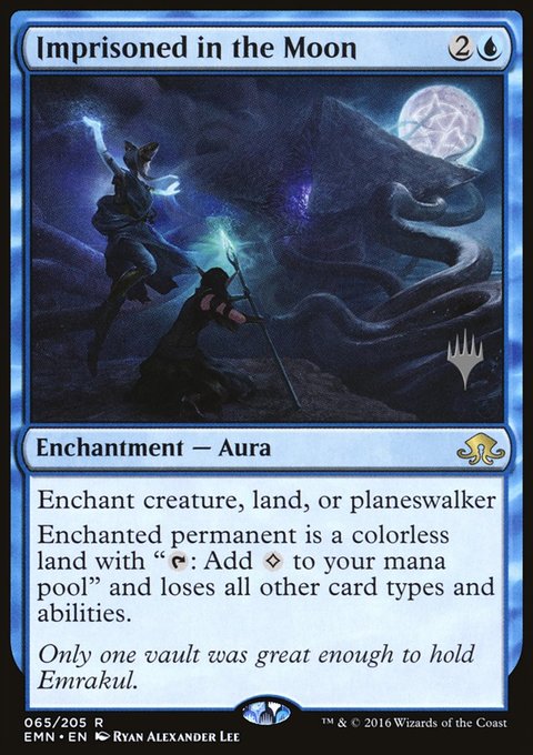 Imprisoned in the Moon, Eldritch Moon Promos #65p, Magic: The Gathering card