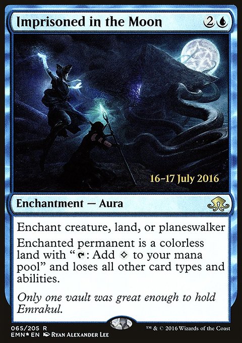Imprisoned in the Moon, Eldritch Moon Promos #65s, Magic: The Gathering card