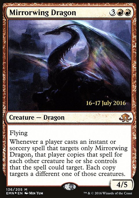 Mirrorwing Dragon, Eldritch Moon Promos #136s, Magic: The Gathering card