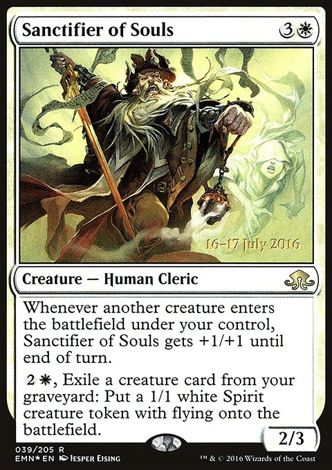 Sanctifier of Souls, Eldritch Moon Promos #39s, Magic: The Gathering card