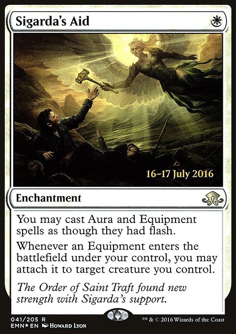 Sigarda's Aid, Eldritch Moon Promos #41s, Magic: The Gathering card