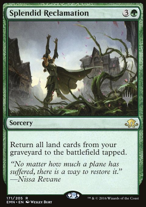 Splendid Reclamation, Eldritch Moon Promos #171p, Magic: The Gathering card