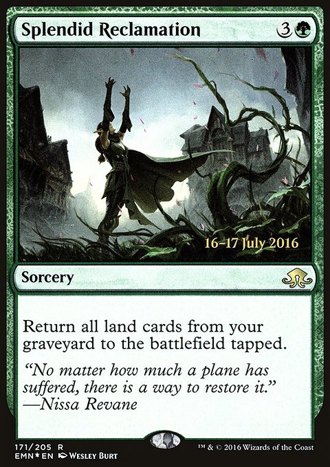 Splendid Reclamation, Eldritch Moon Promos #171s, Magic: The Gathering card