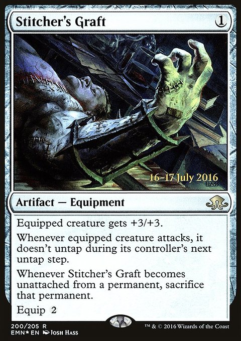 Stitcher's Graft, Eldritch Moon Promos #200s, Magic: The Gathering card