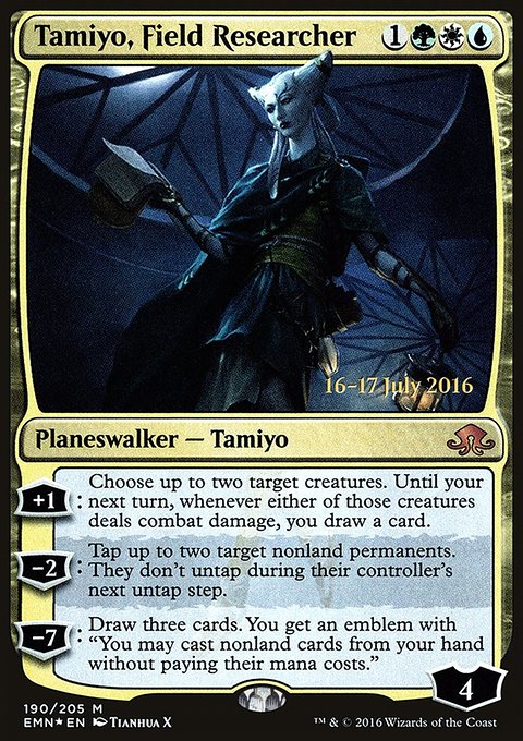 Tamiyo, Field Researcher, Eldritch Moon Promos #190s, Magic: The Gathering card