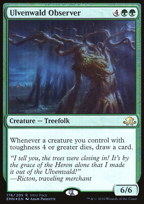 Ulvenwald Observer, Eldritch Moon Promos #176, Magic: The Gathering card