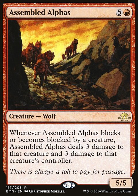 Assembled Alphas, Eldritch Moon #117, Magic: The Gathering card