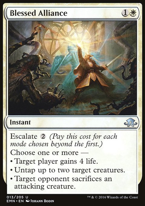 Blessed Alliance, Eldritch Moon #13, Magic: The Gathering card
