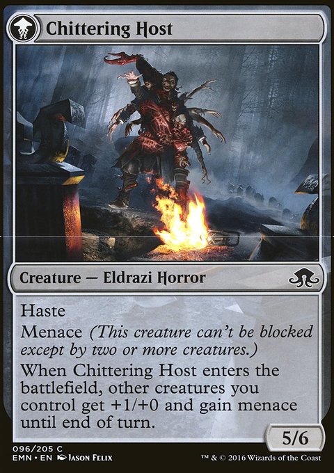 Chittering Host, Eldritch Moon #96b, Magic: The Gathering card