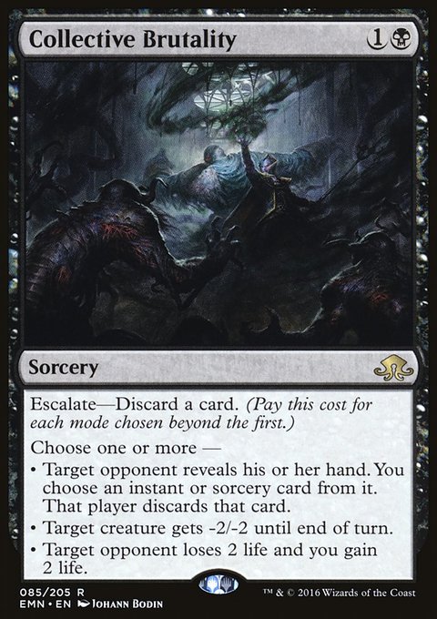 Collective Brutality, Eldritch Moon #85, Magic: The Gathering card