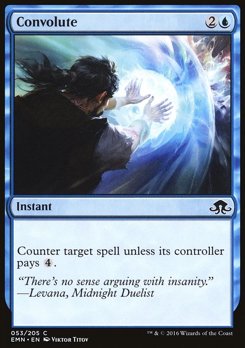 Convolute, Eldritch Moon #53, Magic: The Gathering card