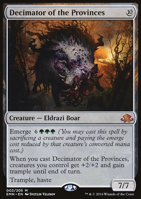 Decimator of the Provinces, Eldritch Moon #2, Magic: The Gathering card