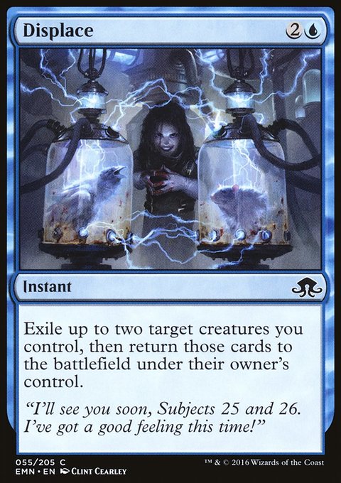 Displace, Eldritch Moon #55, Magic: The Gathering card