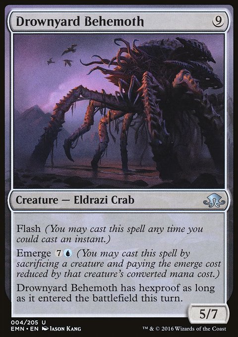 Drownyard Behemoth, Eldritch Moon #4, Magic: The Gathering card
