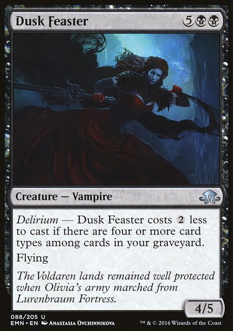 Dusk Feaster, Eldritch Moon #88, Magic: The Gathering card