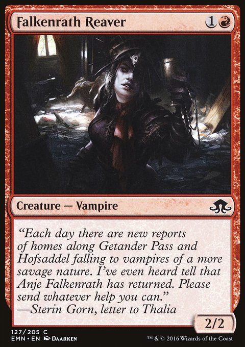 Falkenrath Reaver, Eldritch Moon #127, Magic: The Gathering card