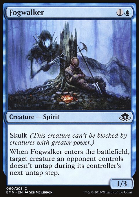 Fogwalker, Eldritch Moon #60, Magic: The Gathering card