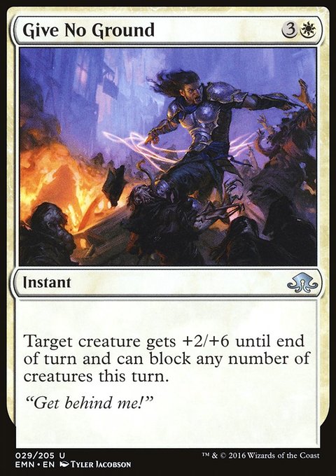 Give No Ground, Eldritch Moon #29, Magic: The Gathering card