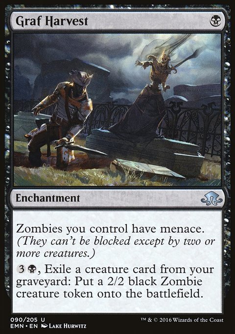 Graf Harvest, Eldritch Moon #90, Magic: The Gathering card