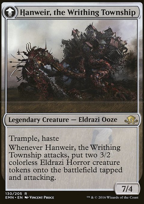 Hanweir, the Writhing Township, Eldritch Moon #130b, Magic: The Gathering card