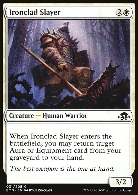 Ironclad Slayer, Eldritch Moon #31, Magic: The Gathering card