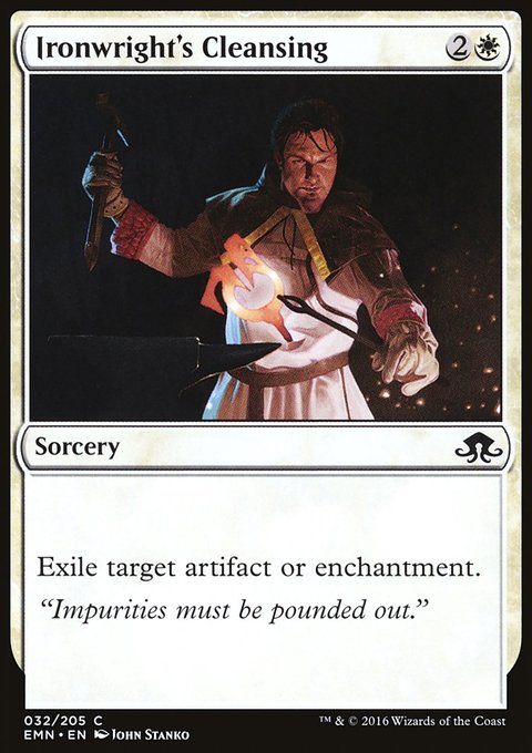 Ironwright's Cleansing, Eldritch Moon #32, Magic: The Gathering card