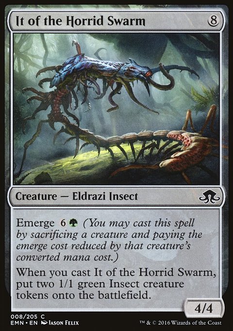 It of the Horrid Swarm, Eldritch Moon #8, Magic: The Gathering card
