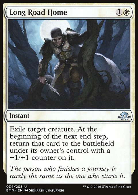 Long Road Home, Eldritch Moon #34, Magic: The Gathering card