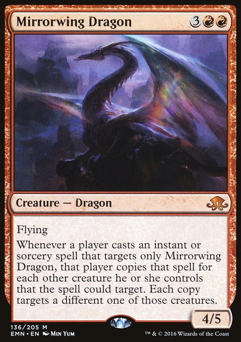 Mirrorwing Dragon, Eldritch Moon #136, Magic: The Gathering card