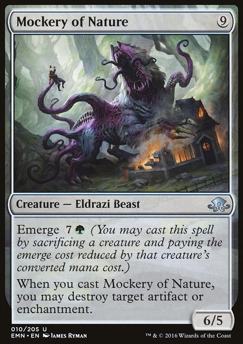 Mockery of Nature, Eldritch Moon #10, Magic: The Gathering card