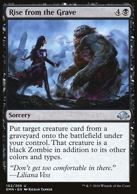 Rise from the Grave, Eldritch Moon #102, Magic: The Gathering card