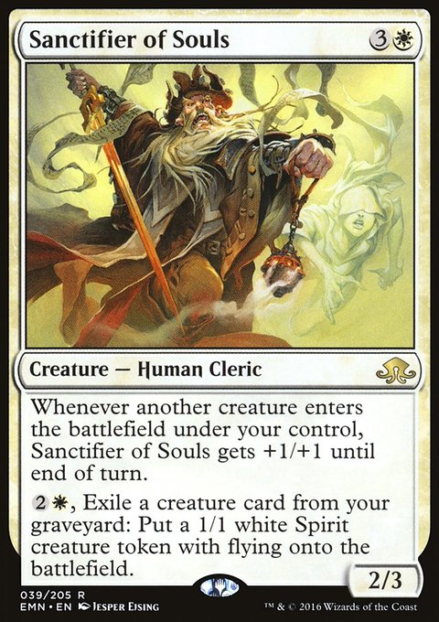 Sanctifier of Souls, Eldritch Moon #39, Magic: The Gathering card