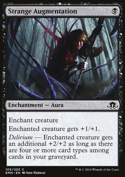 Strange Augmentation, Eldritch Moon #105, Magic: The Gathering card