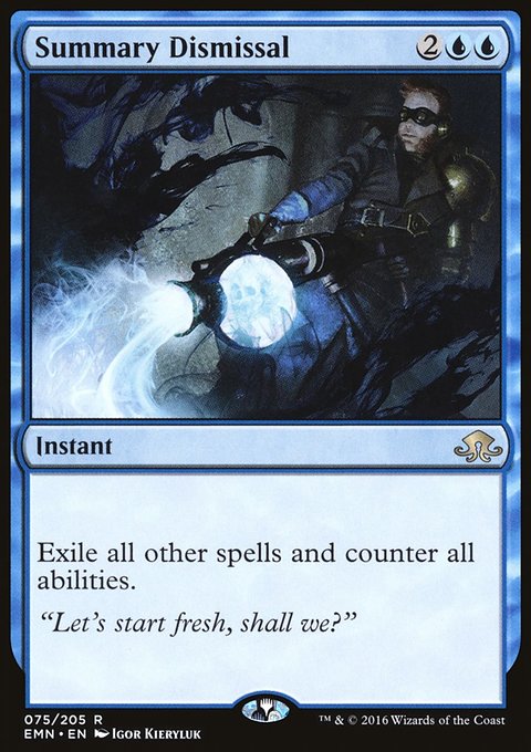 Summary Dismissal, Eldritch Moon #75, Magic: The Gathering card