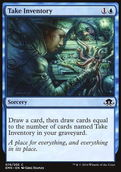 Take Inventory, Eldritch Moon #76, Magic: The Gathering card