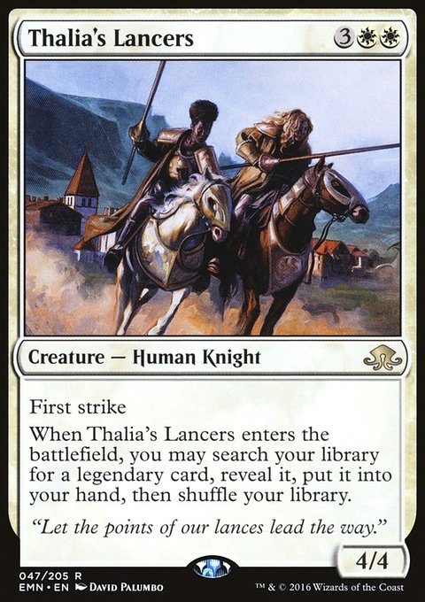 Thalia's Lancers, Eldritch Moon #47, Magic: The Gathering card