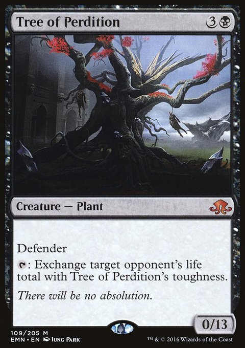 Tree of Perdition, Eldritch Moon #109, Magic: The Gathering card