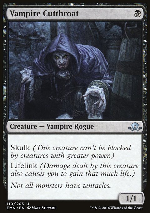 Vampire Cutthroat, Eldritch Moon #110, Magic: The Gathering card