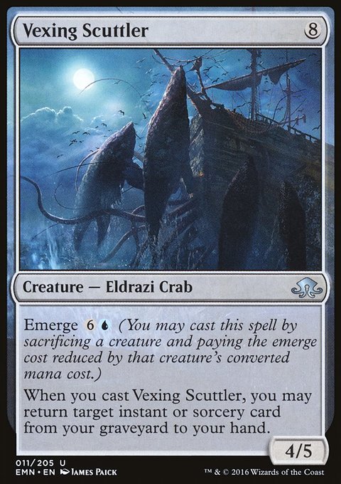 Vexing Scuttler, Eldritch Moon #11, Magic: The Gathering card