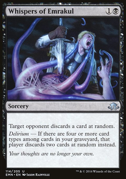 Whispers of Emrakul, Eldritch Moon #114, Magic: The Gathering card