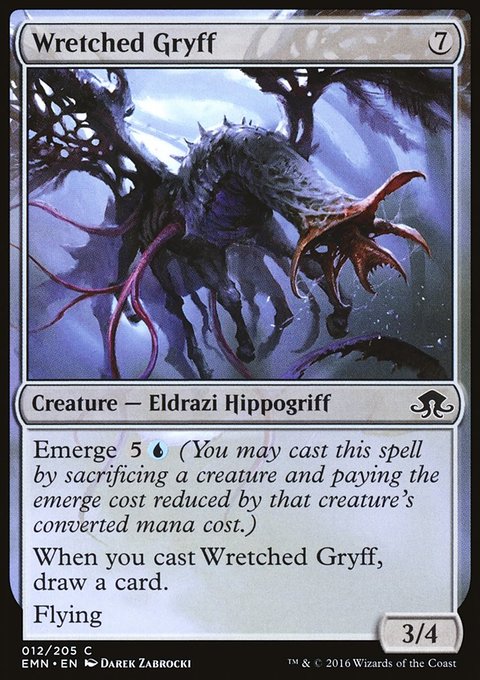 Wretched Gryff, Eldritch Moon #12, Magic: The Gathering card