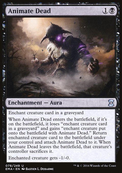 Animate Dead, Eternal Masters #78, Magic: The Gathering card