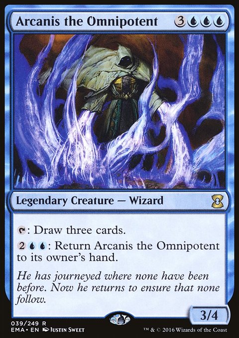 Arcanis the Omnipotent, Eternal Masters #39, Magic: The Gathering card